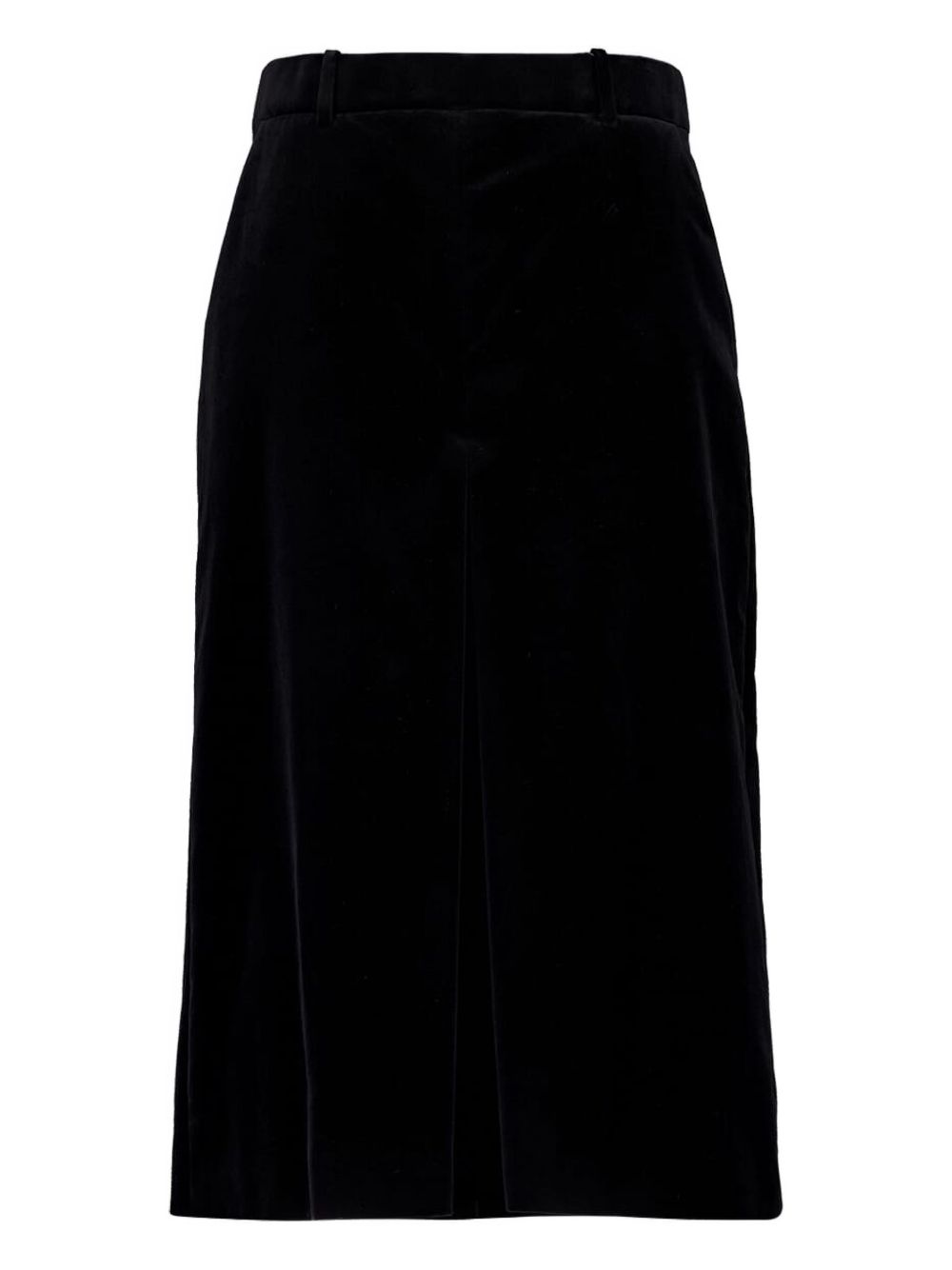 SAINT LAURENT Vintage Cotton Midi Skirt for Women