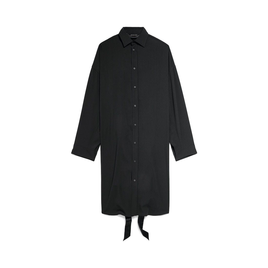 BALENCIAGA Mini Lace-Up Shirt Dress for Women