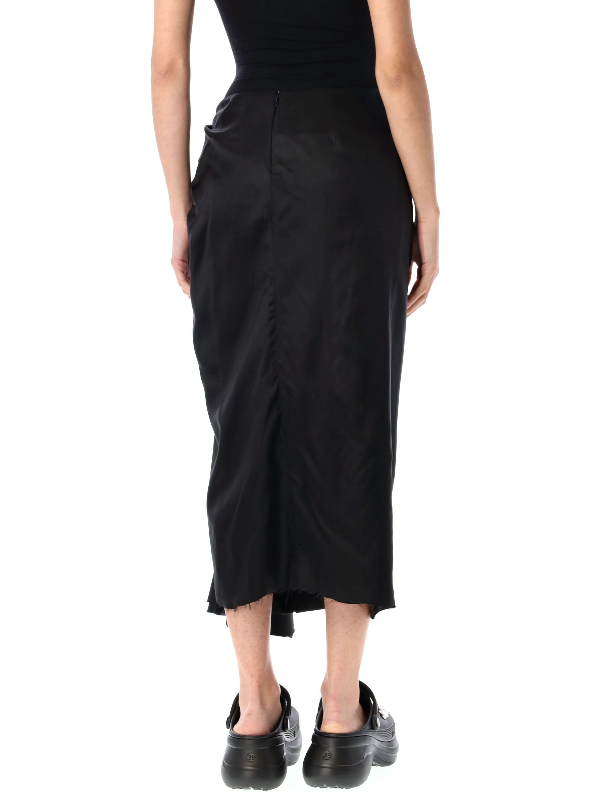 BALENCIAGA Draped Midi Skirt - Size 36