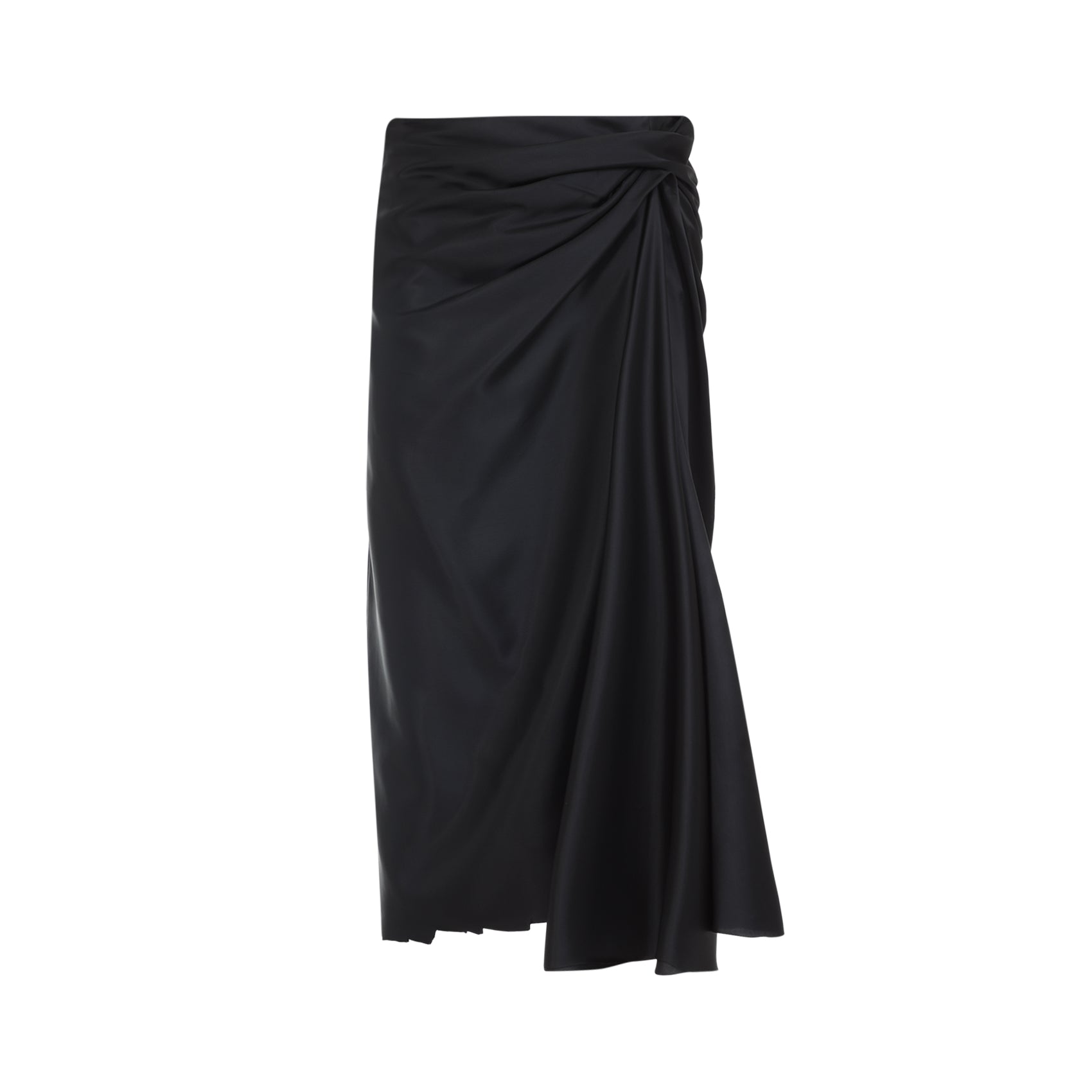 BALENCIAGA Draped Midi Skirt - Size 36