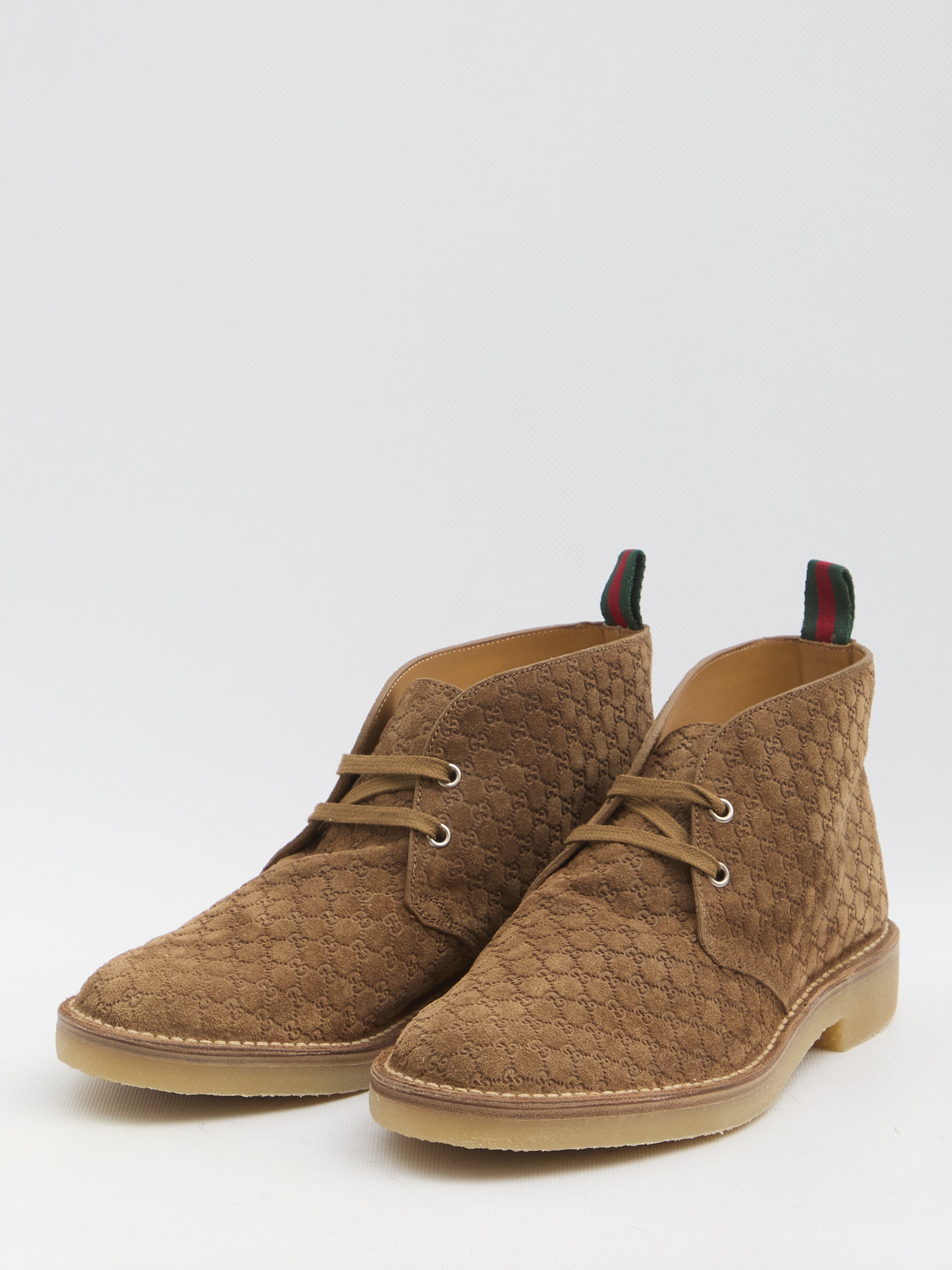 GUCCI Suede Ankle Boots