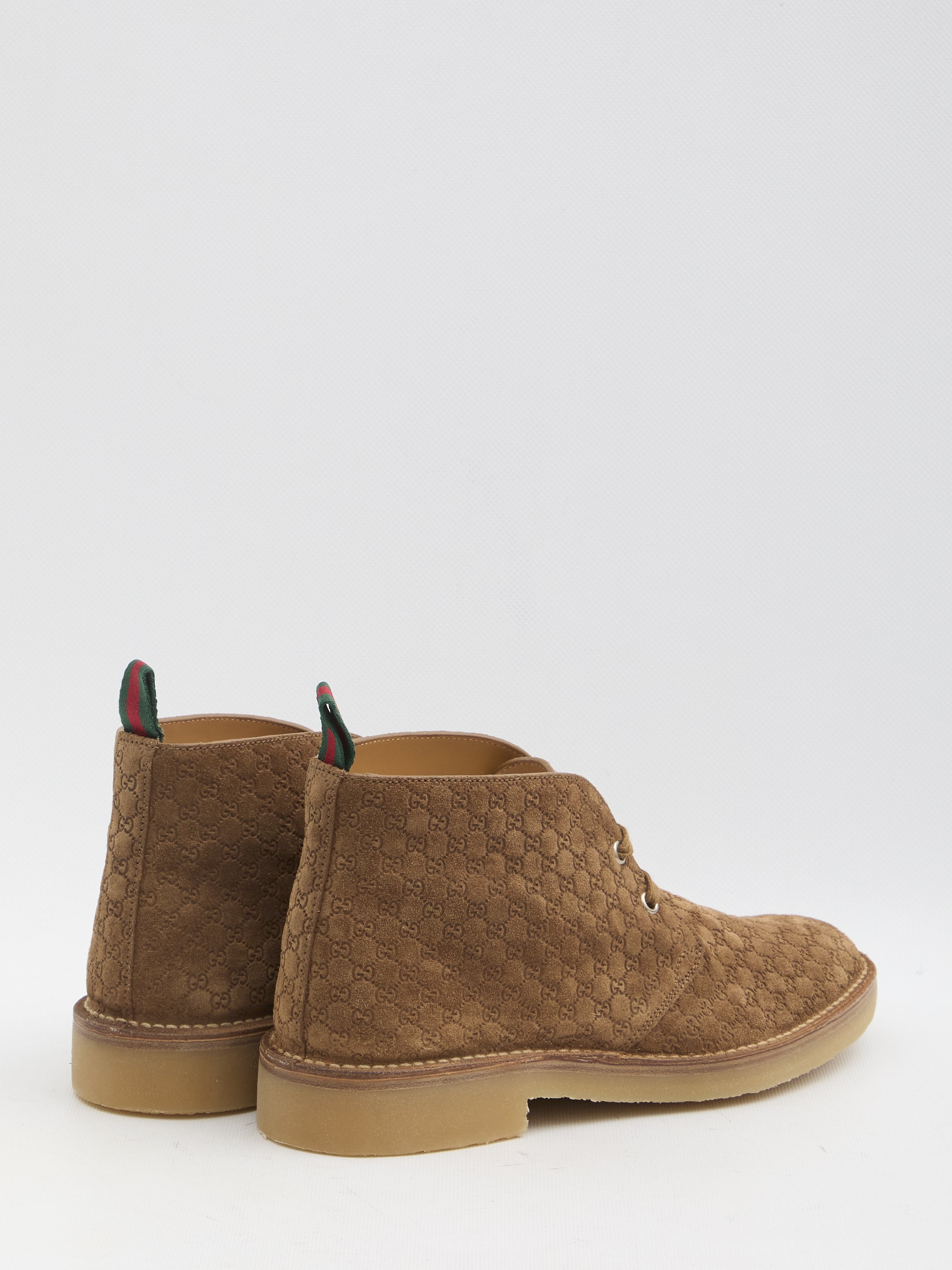 GUCCI Suede Ankle Boots