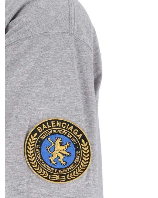 BALENCIAGA Oversized Crew-Neck T-Shirt for Men - Sizes Available 0-5