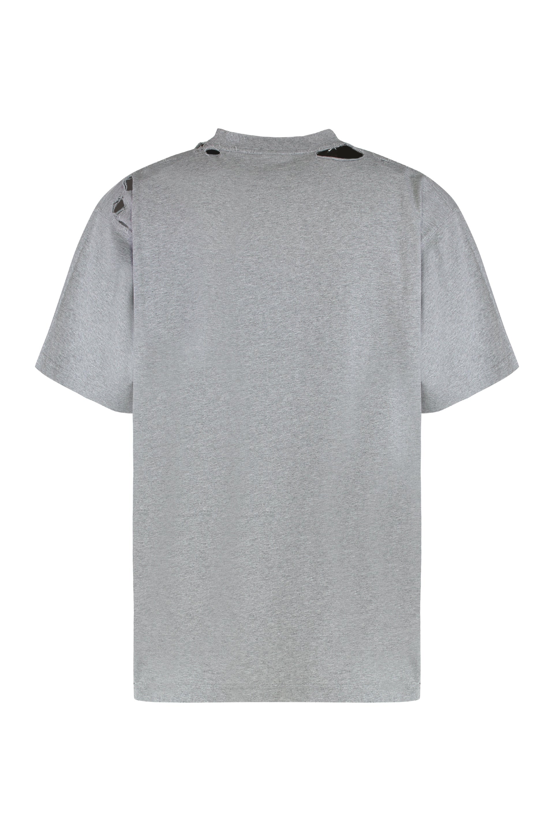 MM6 MAISON MARGIELA Men's Oversized Crew Neck Cotton T-Shirt