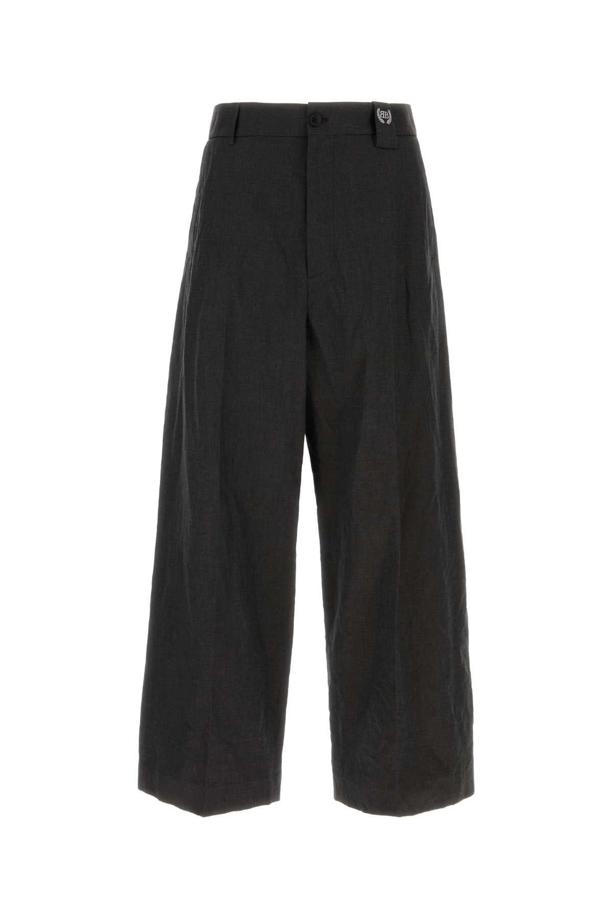 BALENCIAGA Large Fit Linen Blend Pants