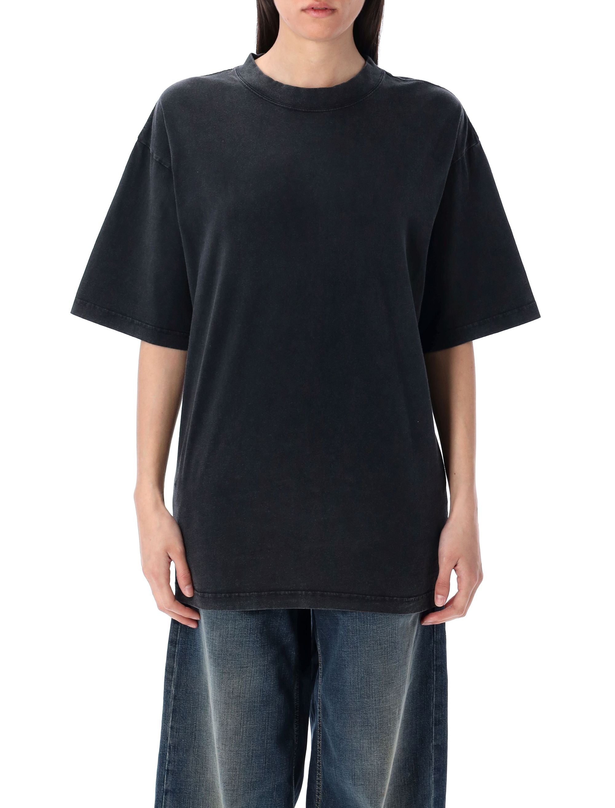 BALENCIAGA Slim Fit Lace-Up T-Shirt - Size S