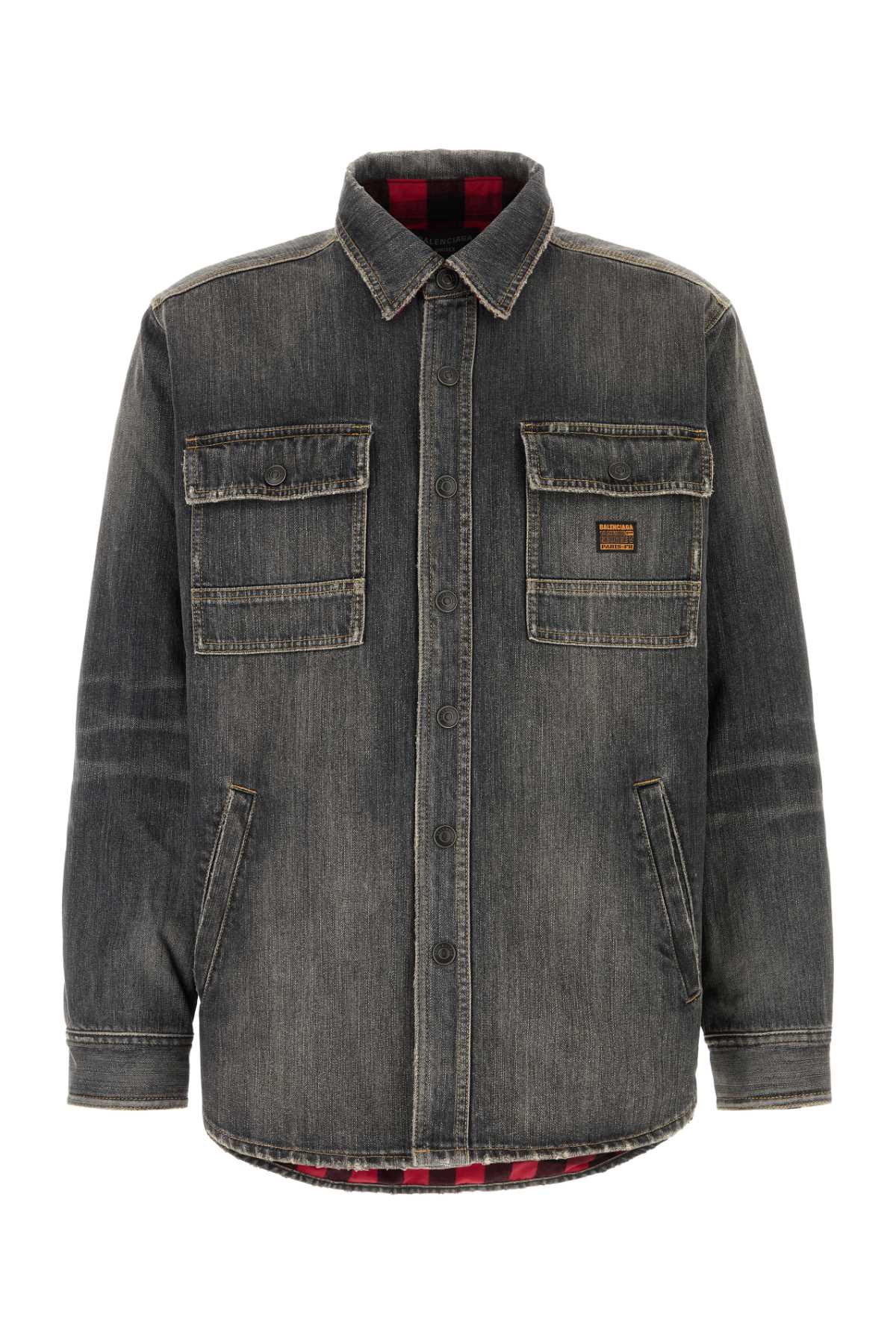 BALENCIAGA Men's Lined Denim Jacket