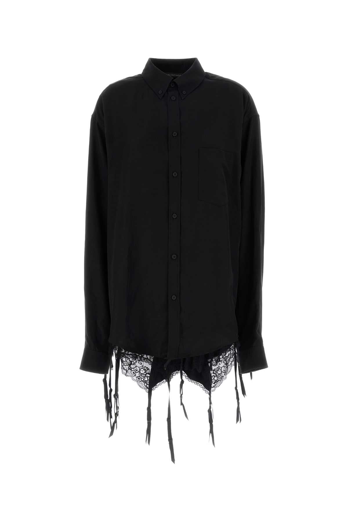BALENCIAGA Oversized Lyocell Shirt