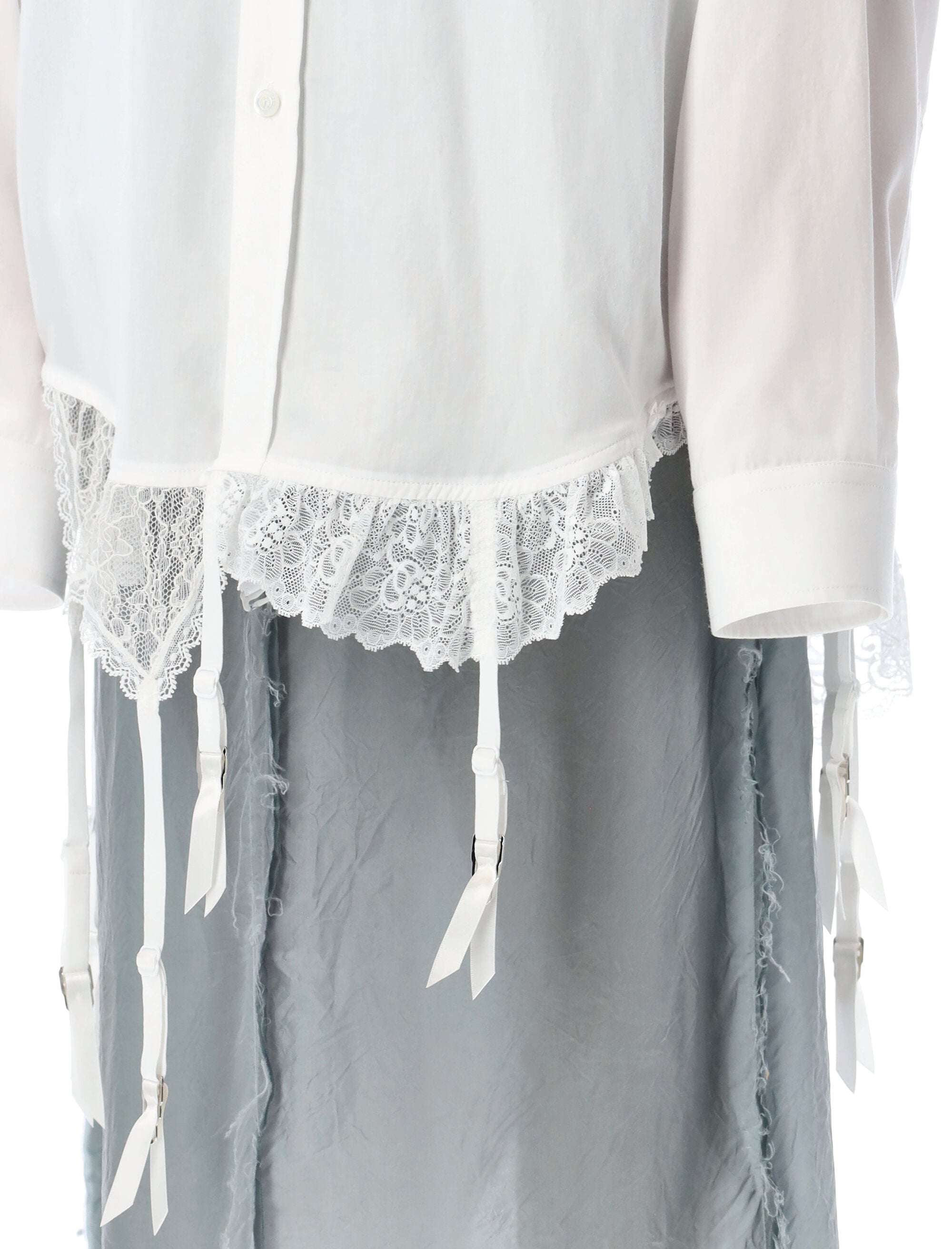 BALENCIAGA Oversized Lyocell Lingerie Shirt