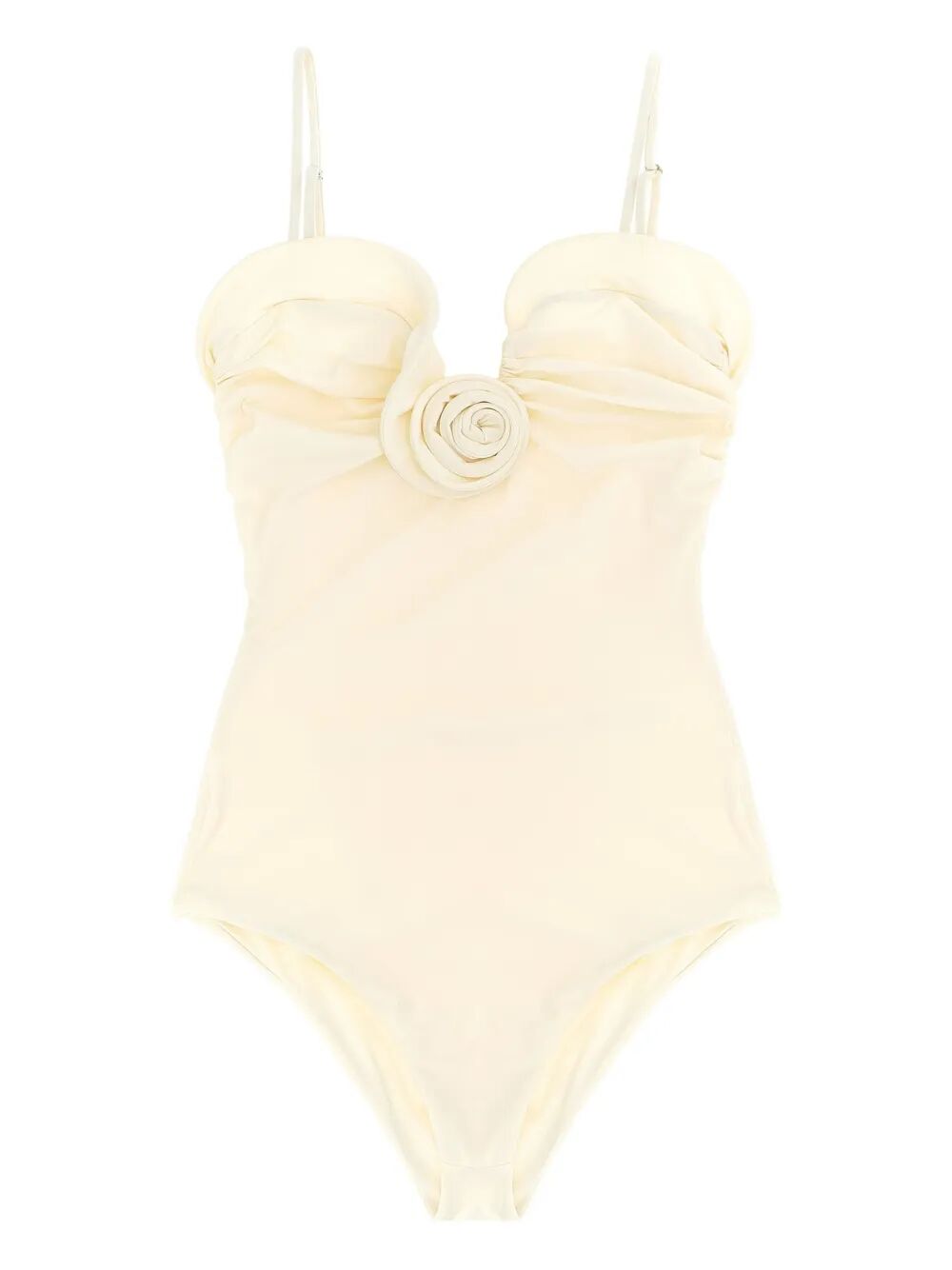 MAGDA BUTRYM Cream Stretch Nylon Swimsuit - Women's