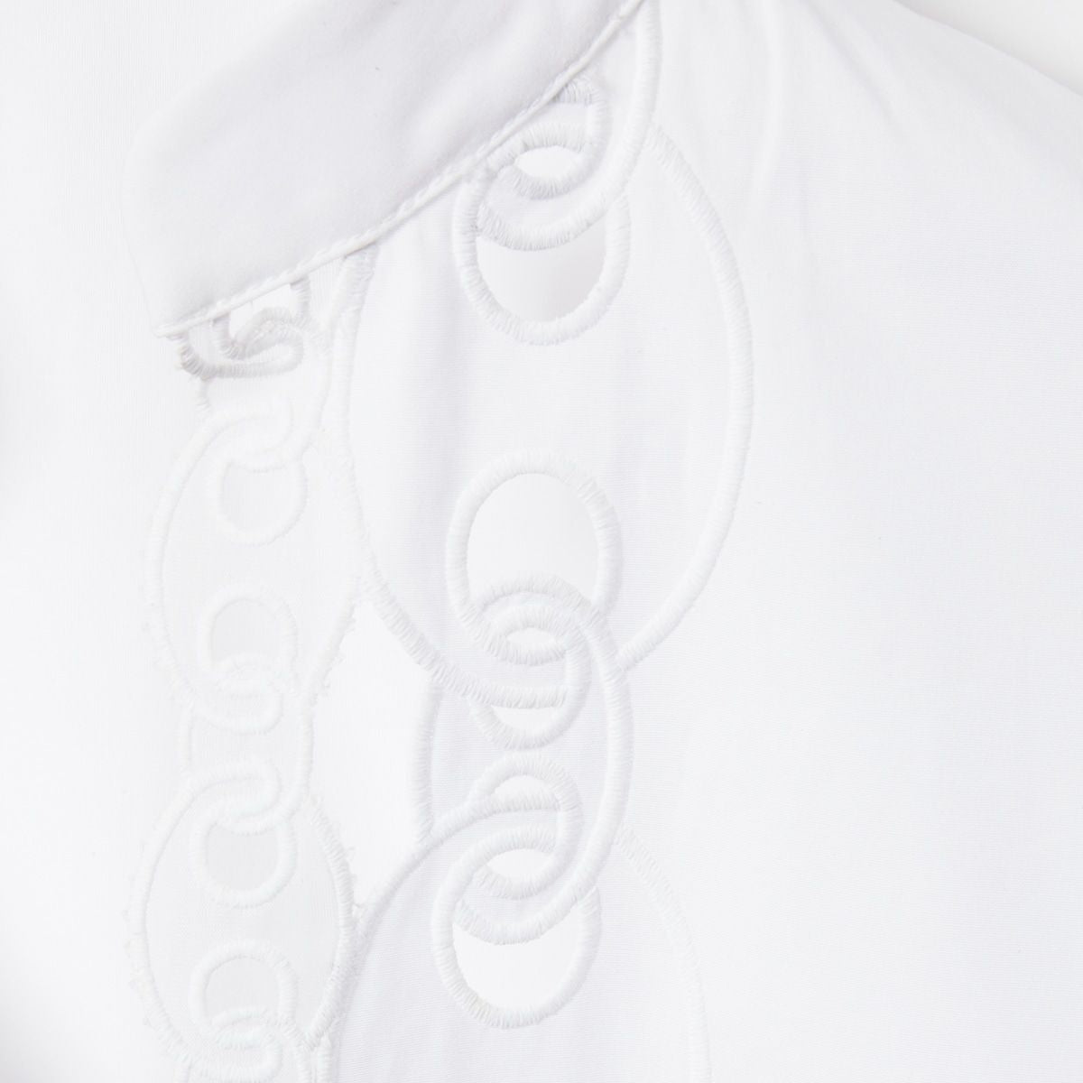 GUCCI Elegant Mini Cotton Dress with Horsebit Detail