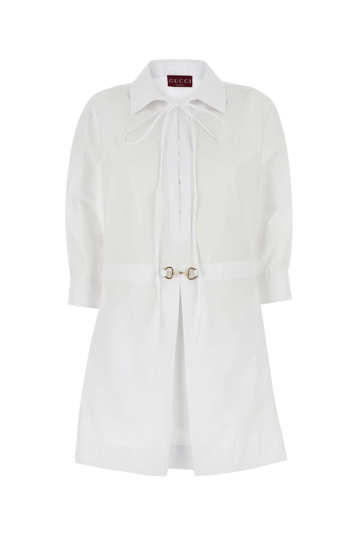 GUCCI Shirtdress in Heavy Cotton Poplin - Fall/Winter 2025