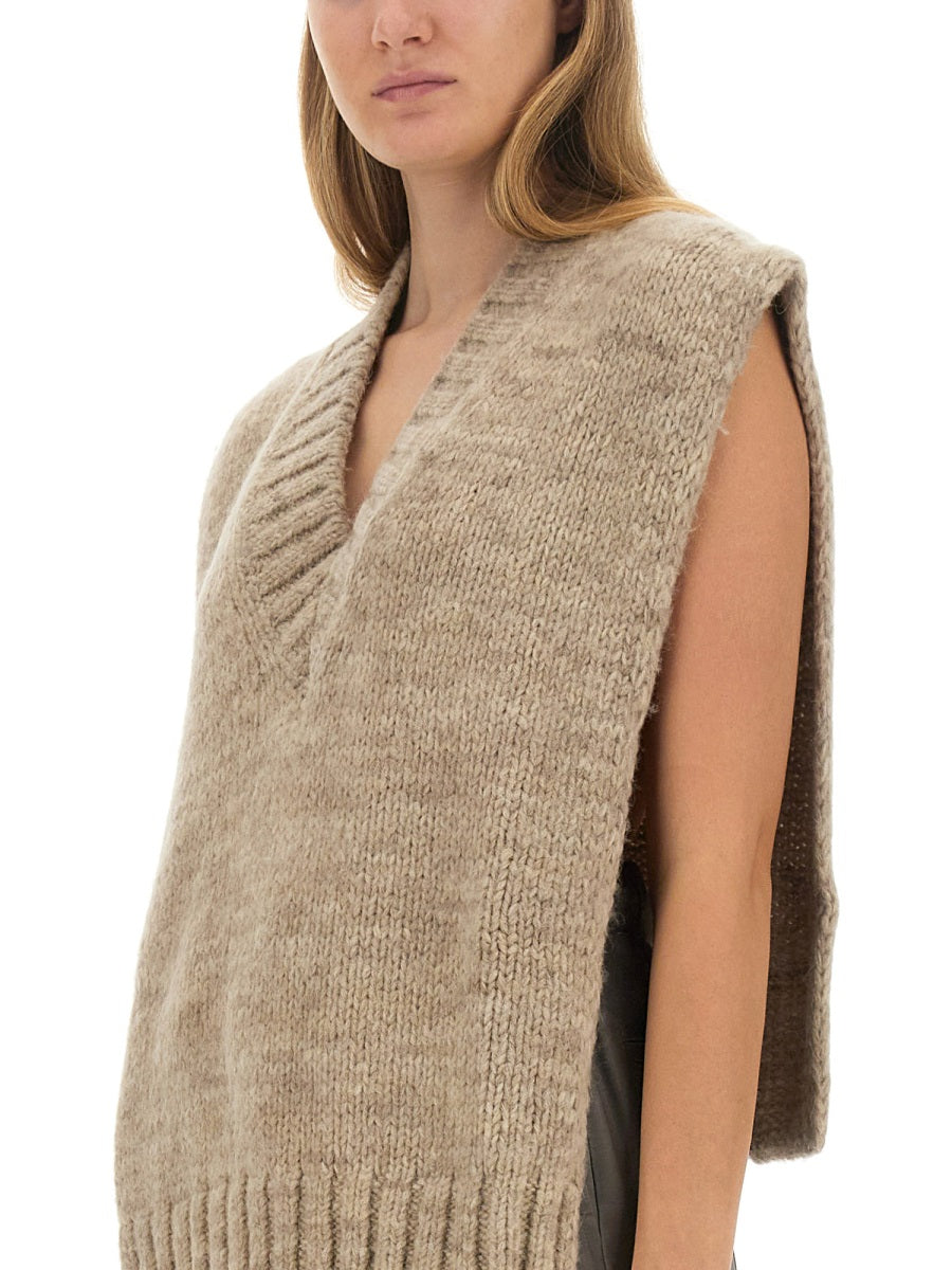 MAISON MARGIELA Oversized Knit Vest - Size S