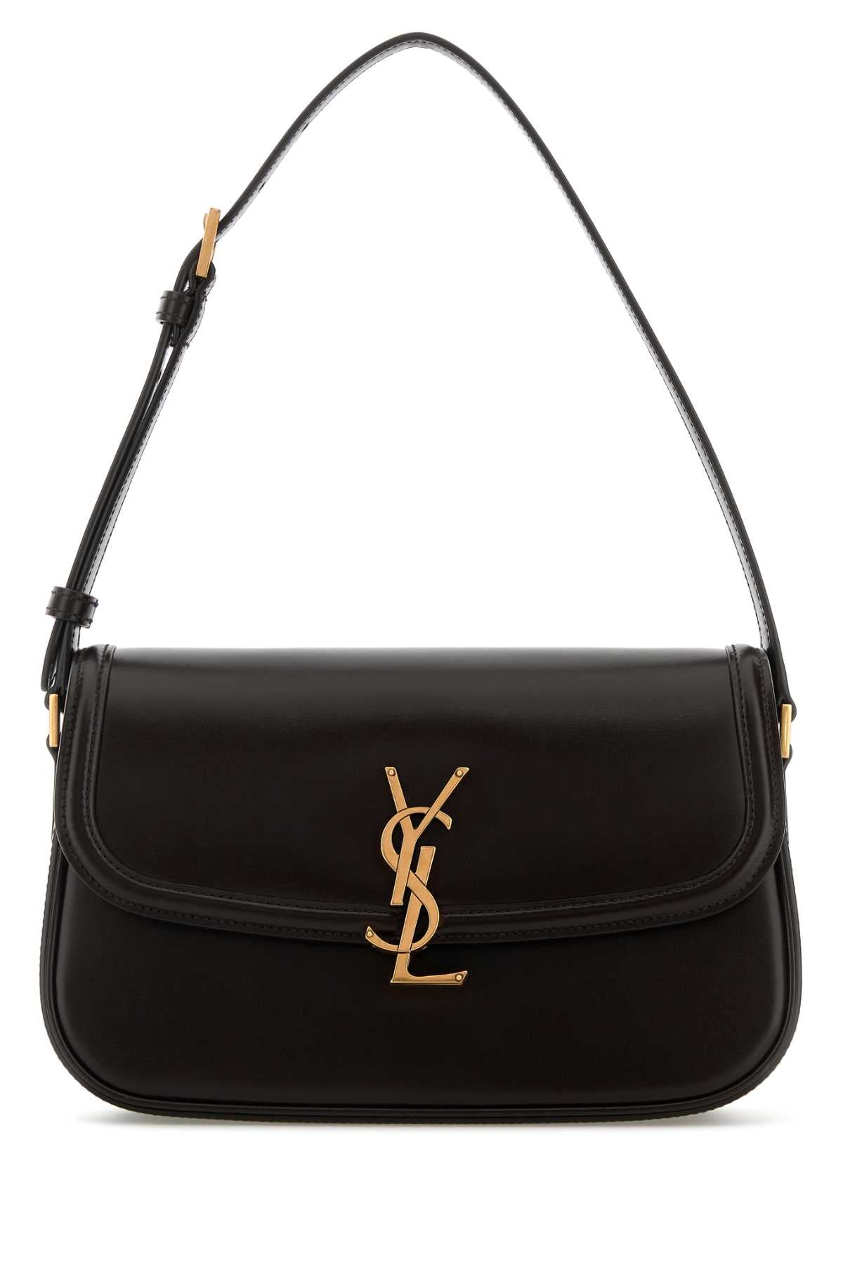 SAINT LAURENT Leather Solferino Shoulder Handbag
