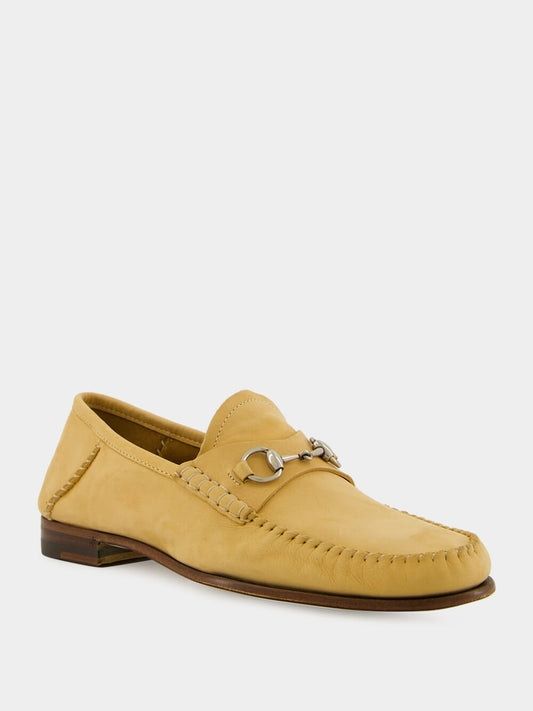 GUCCI Soft Suede Moccasin Shoes for Women