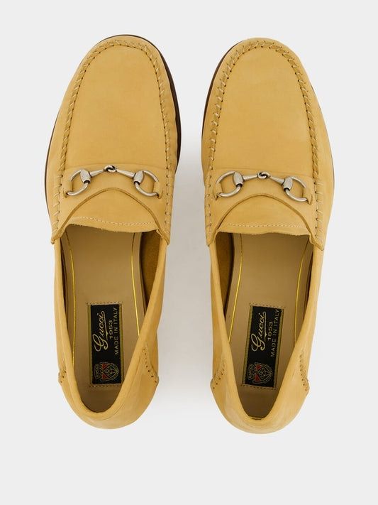 GUCCI Soft Suede Moccasin Shoes for Women