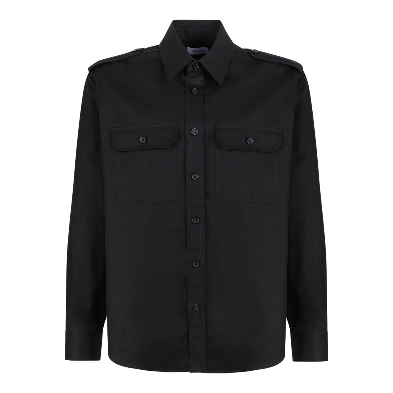 ALEXANDER MCQUEEN Elevated Cotton Shirt for Men - FW25 Collection