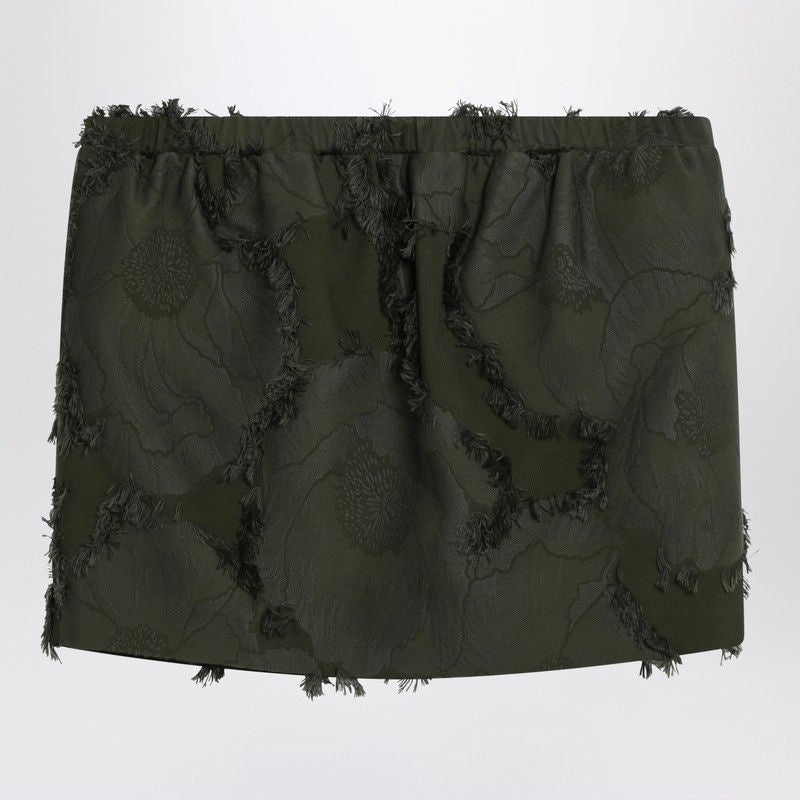 GUCCI Women's Mini Floral Jacquard Skirt