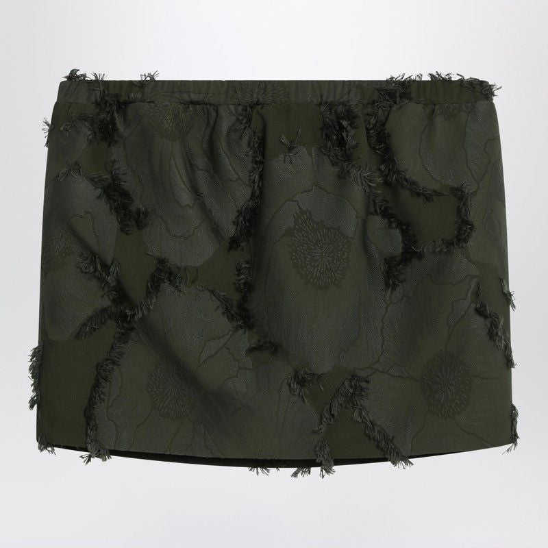 GUCCI Women's Mini Floral Jacquard Skirt