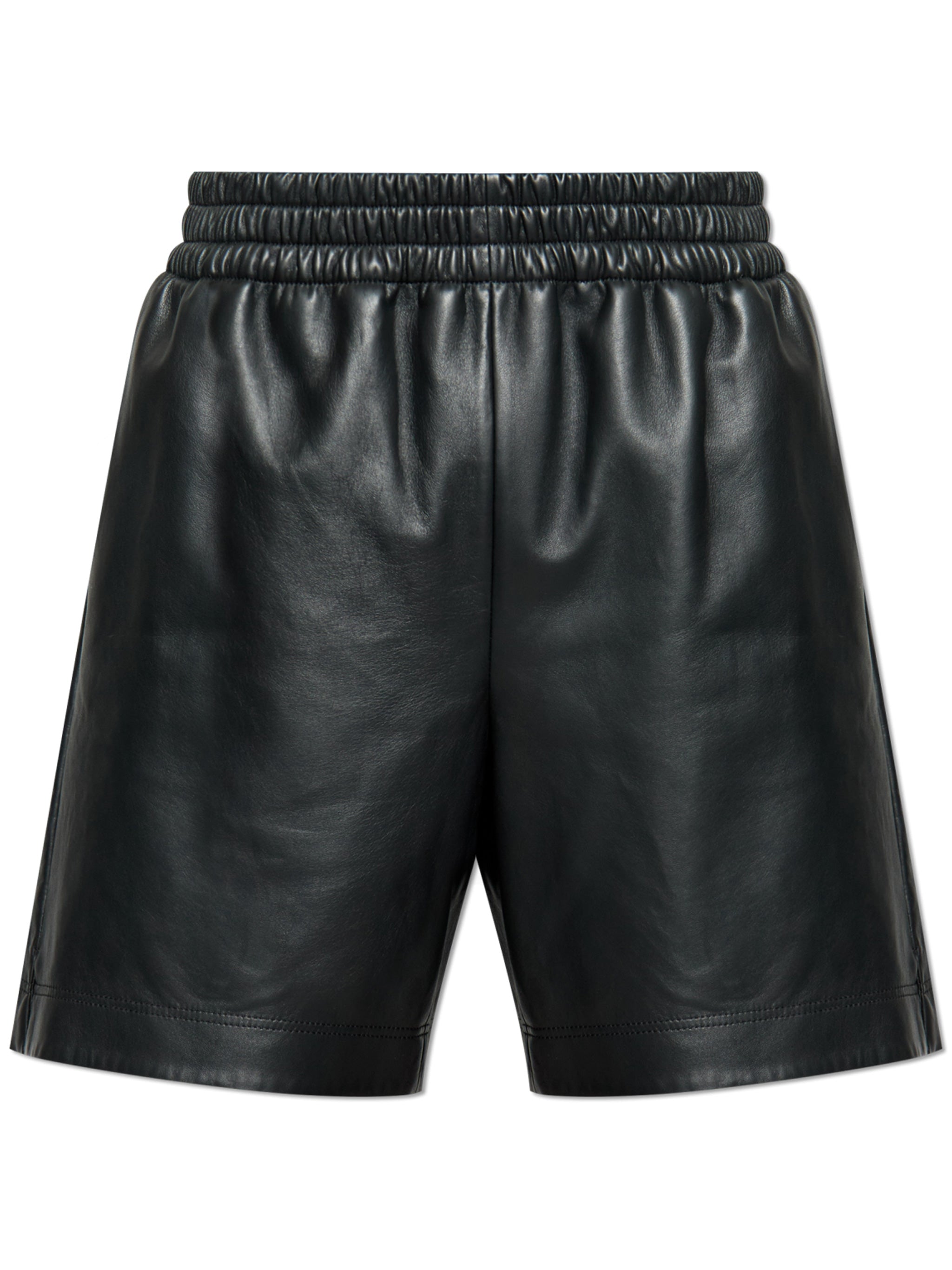 GUCCI Flared Leather Shorts with Comfortable Fit