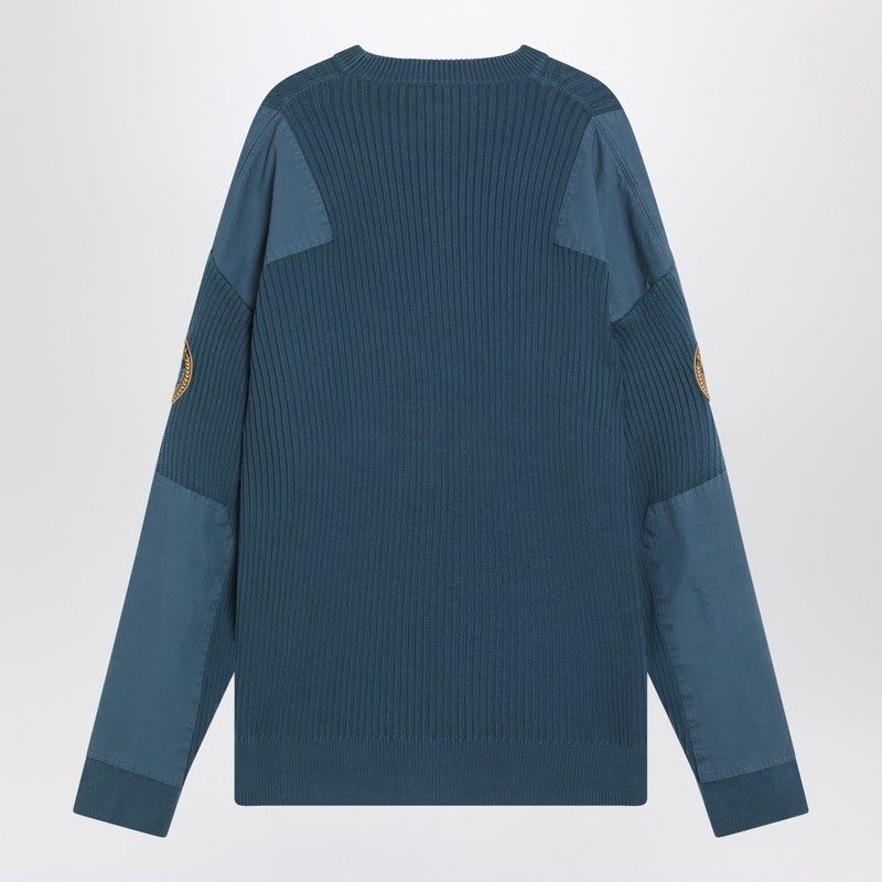 BALENCIAGA Uniform Patch Crew Neck Jumper - Men