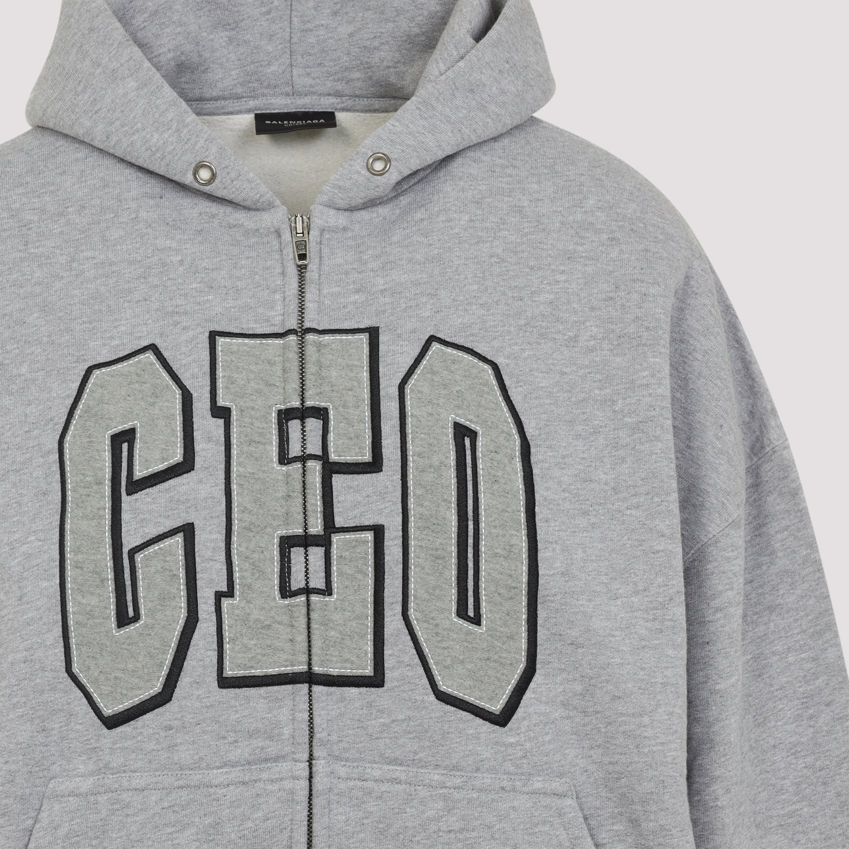 BALENCIAGA Mini Zip-Up Sweatshirt for Women