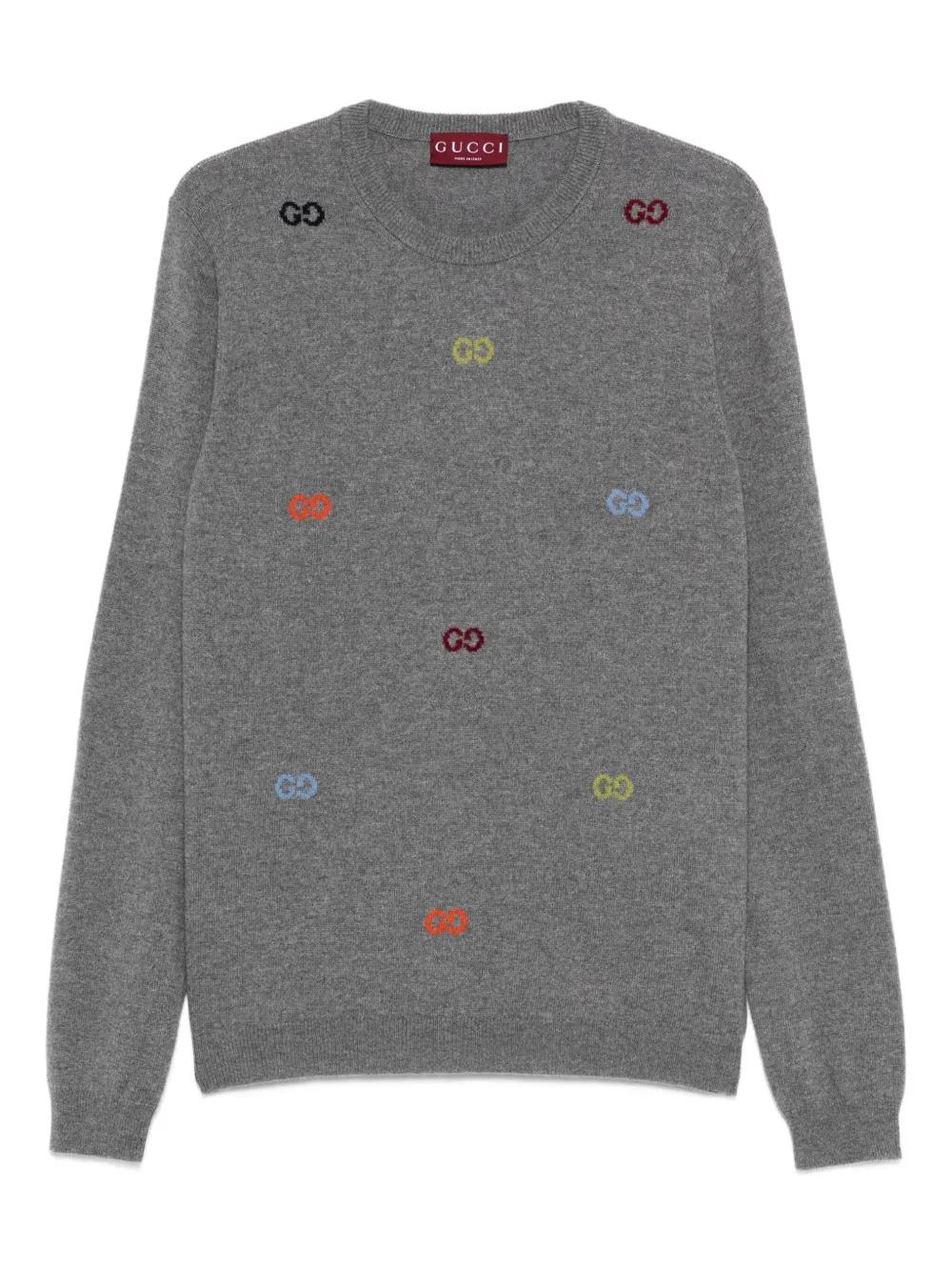 GUCCI Classic GG Cashmere Jumper - Size M