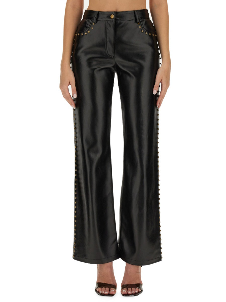 MOSCHINO JEANS Studded Regular Fit Pants - Size 40 IT