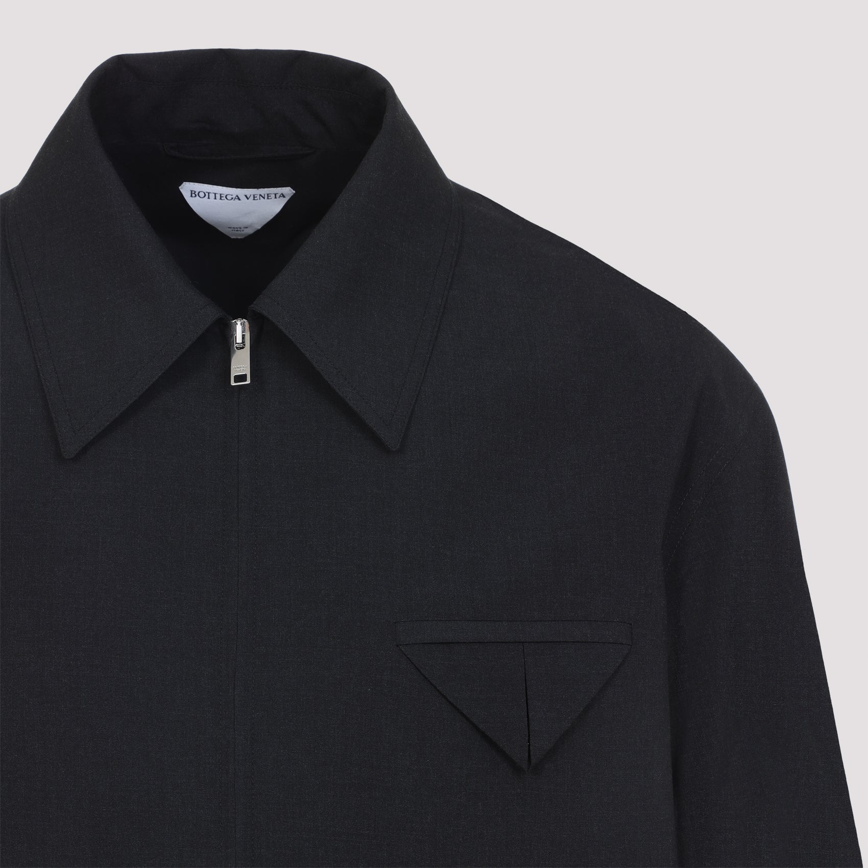 BOTTEGA VENETA Slate Wool Jacket for Men