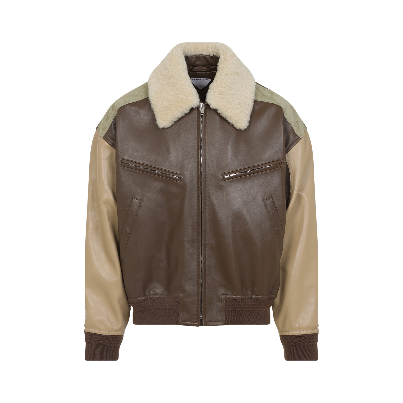 BOTTEGA VENETA Premium Leather Jacket for Men - FW25 Collection