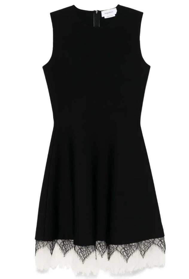 ALEXANDER MCQUEEN Viscose Mix Mini Dress for Women