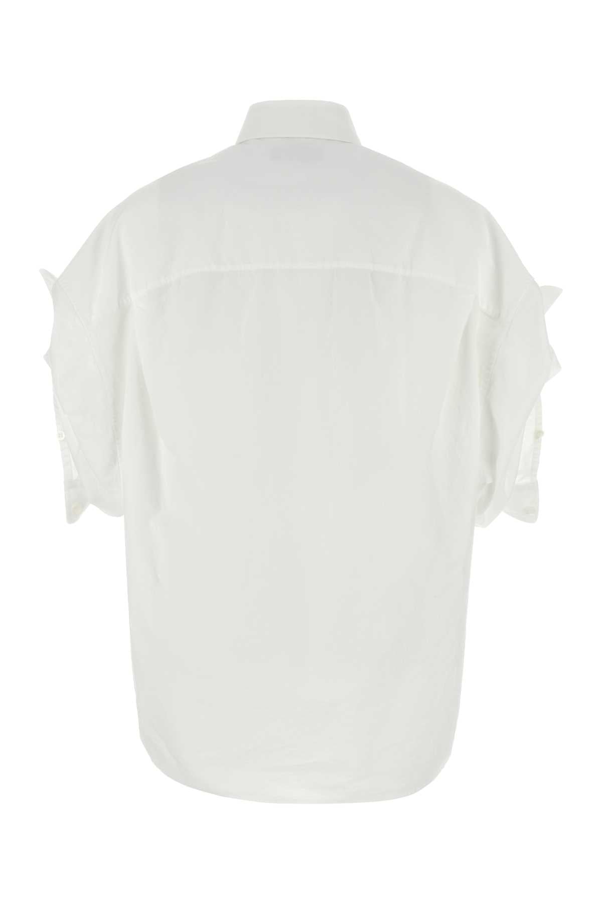 BALENCIAGA Tucked Sleeve Shirt for Women - Spring/Summer 2025