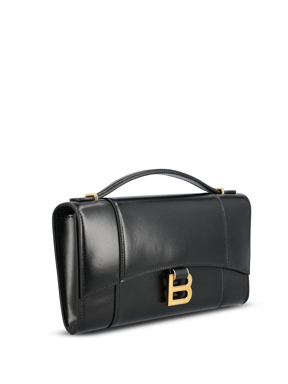 BALENCIAGA Mini Hourglass Clutch with Handle