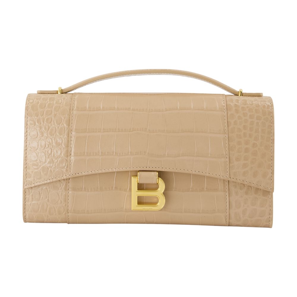 BALENCIAGA Hourglass Mini Clutch Bag