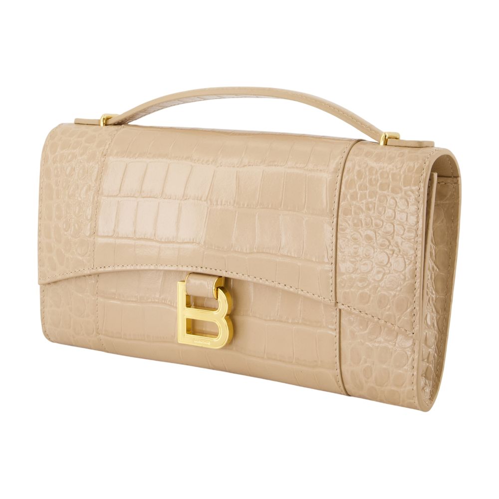 BALENCIAGA Hourglass Mini Clutch Bag