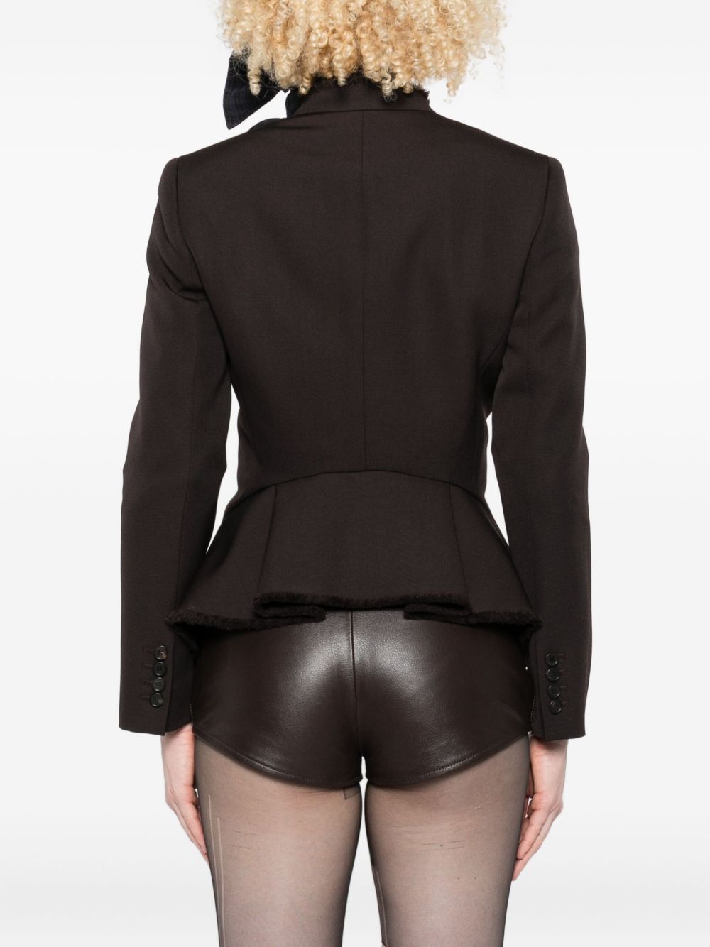 ALEXANDER MCQUEEN Wool Single-Breasted Jacket