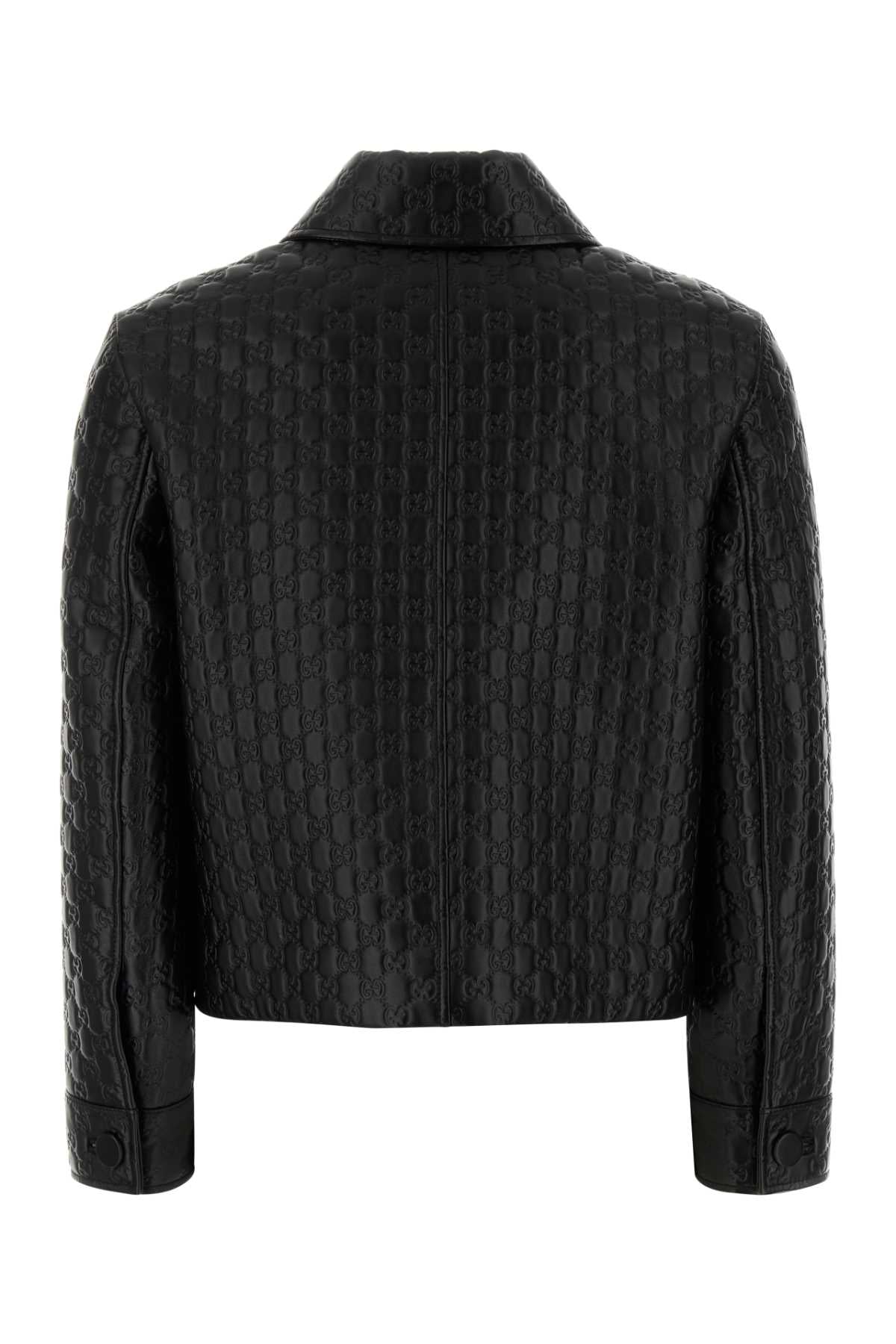 GUCCI Women's Premium Leather Jacket