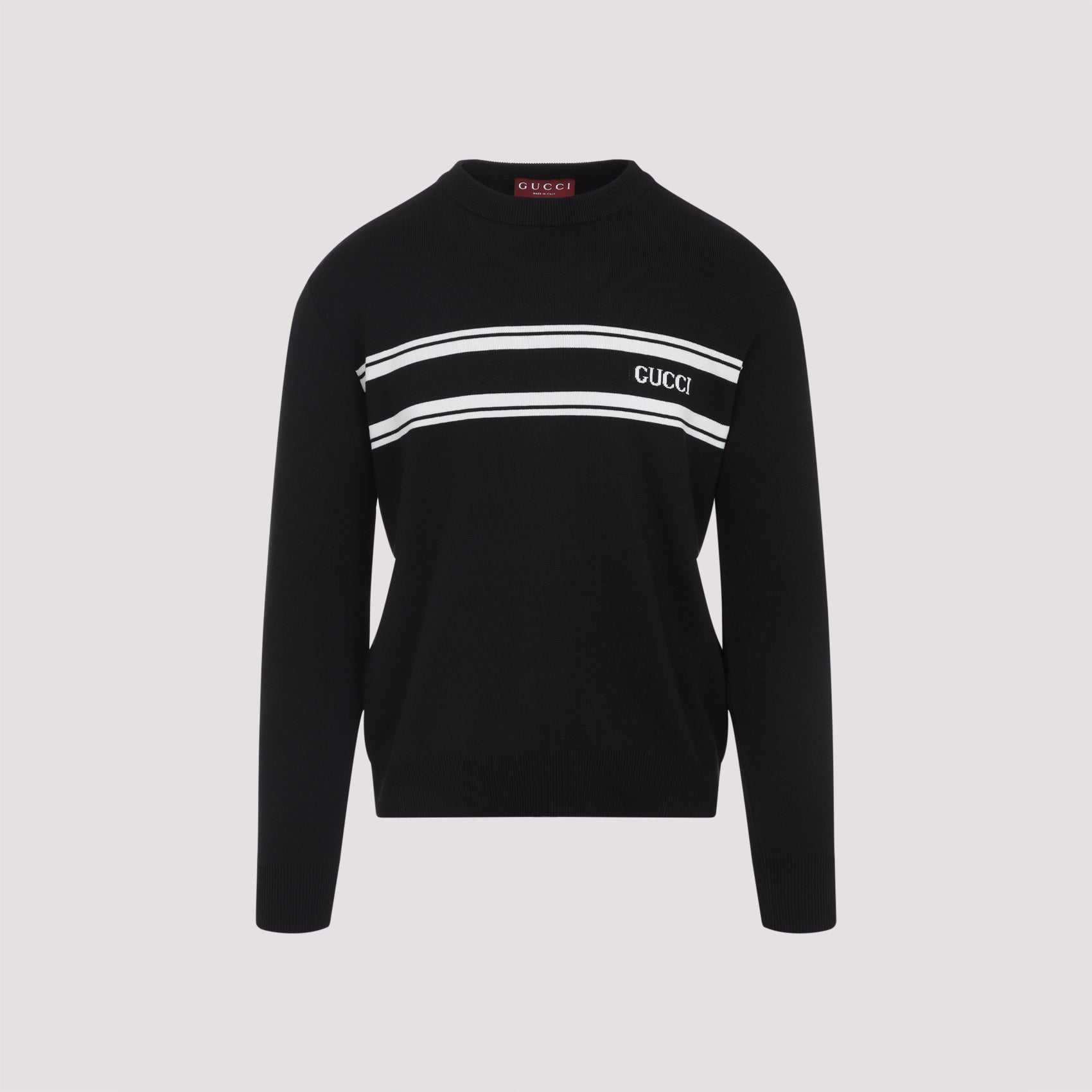GUCCI Logo Crewneck Sweater for Men - FW25