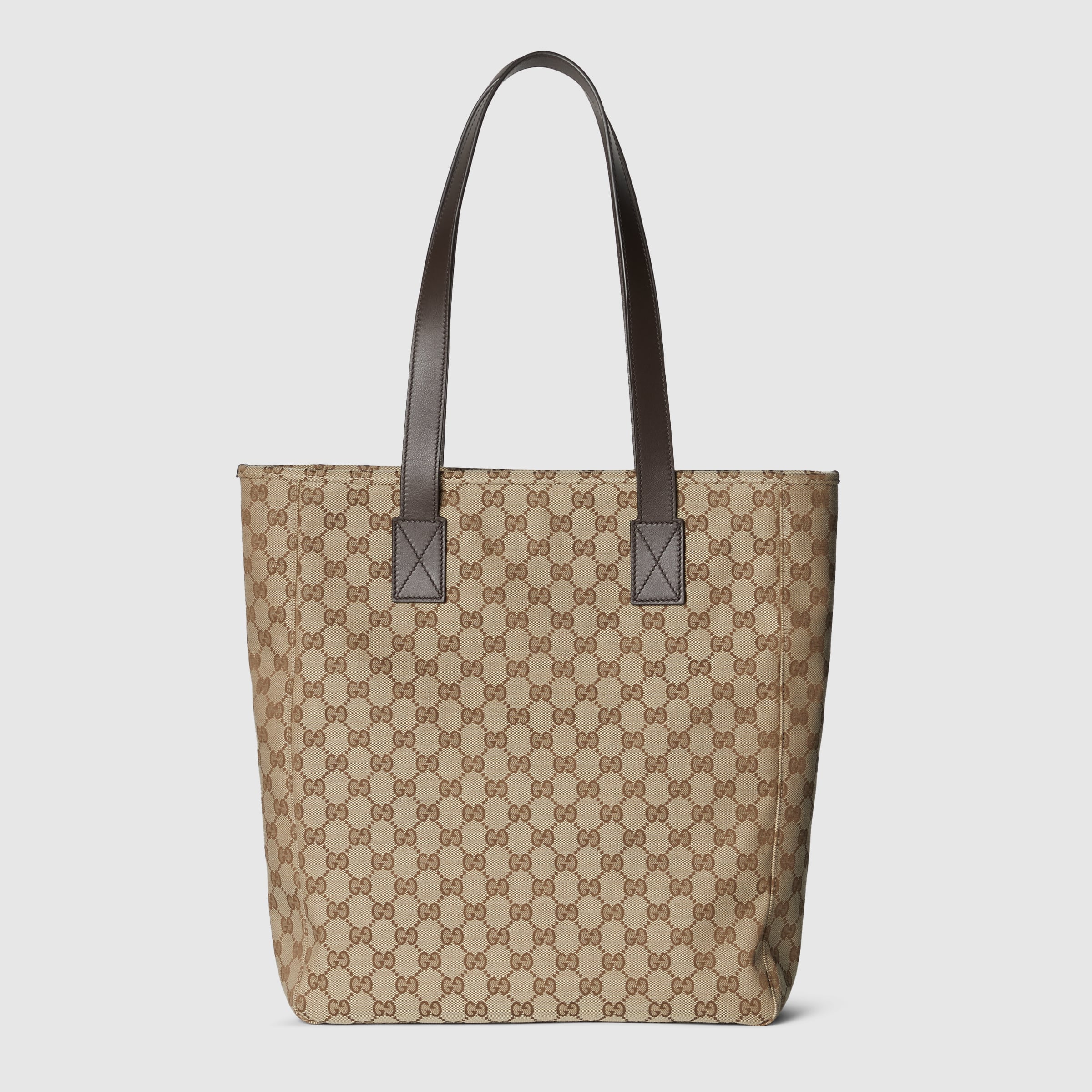 GUCCI Large GG Canvas Tote Handbag