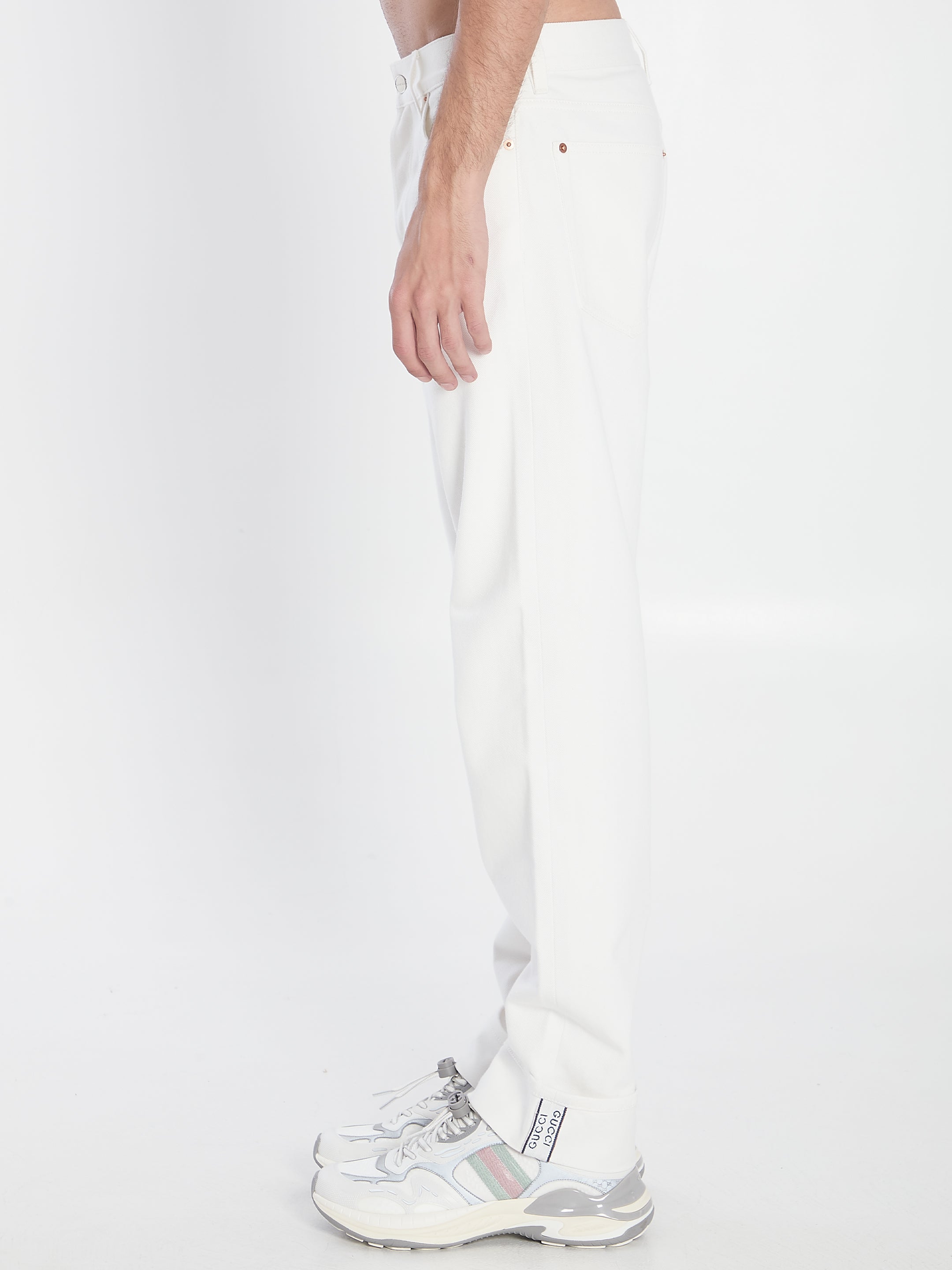 GUCCI Men's Multi-Pocket Denim Pants - Size 32