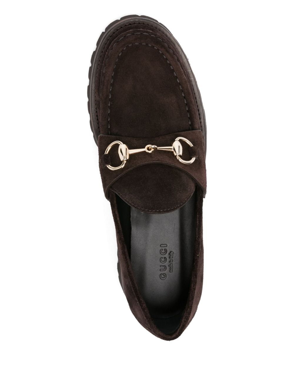 GUCCI Suede Horsebit Loafers for Women