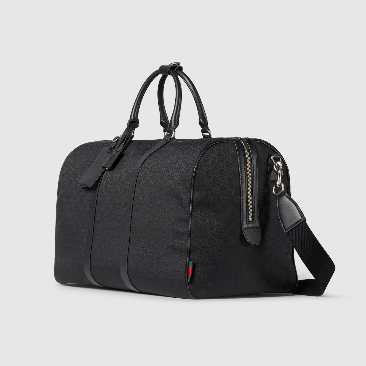 GUCCI GG Fabric Travel Duffle Handbag