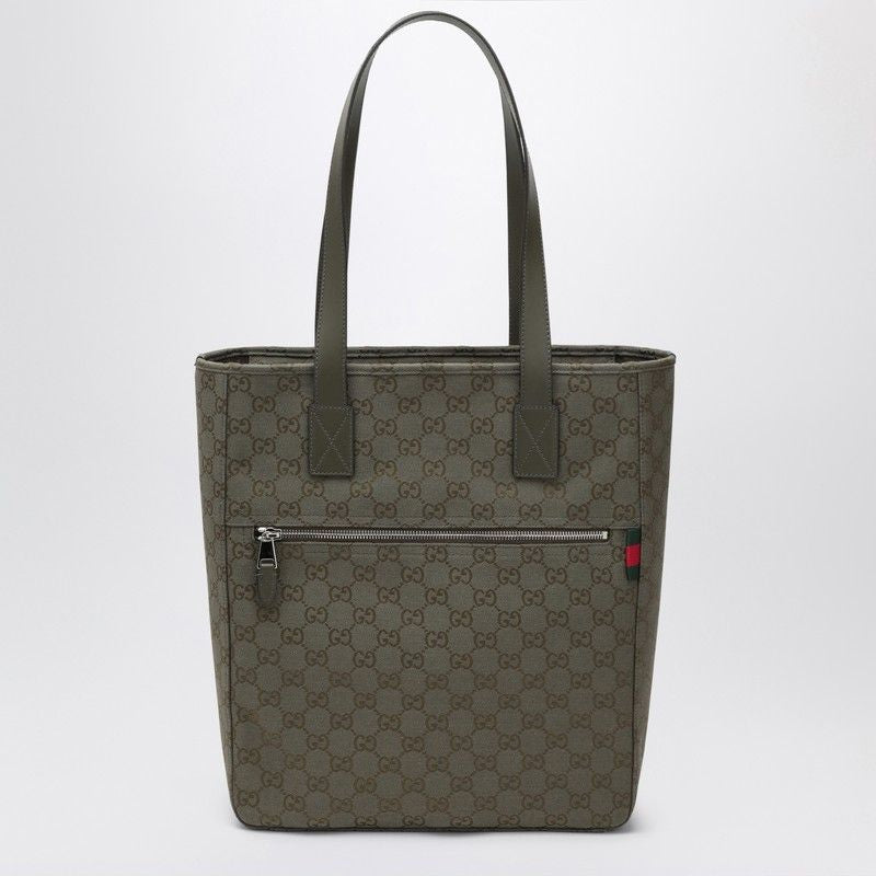 GUCCI Medium Shopping Handbag with Leather Finishes