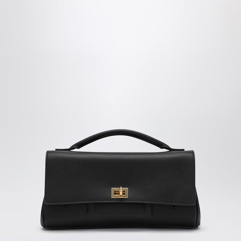 BALENCIAGA Mini Smooth Calfskin Leather Clutch