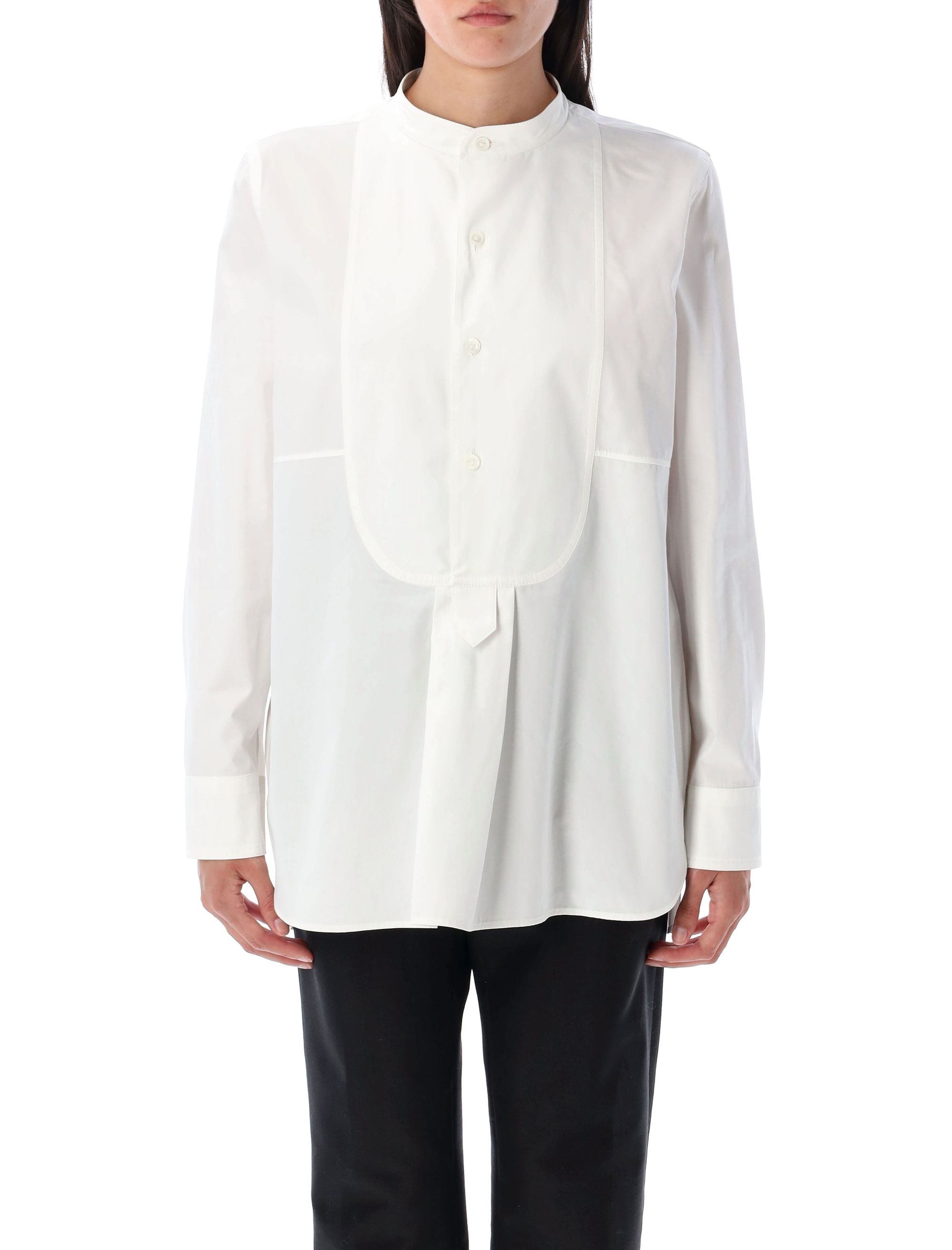 BOTTEGA VENETA Relaxed Fit Plastron Shirt - Size 38