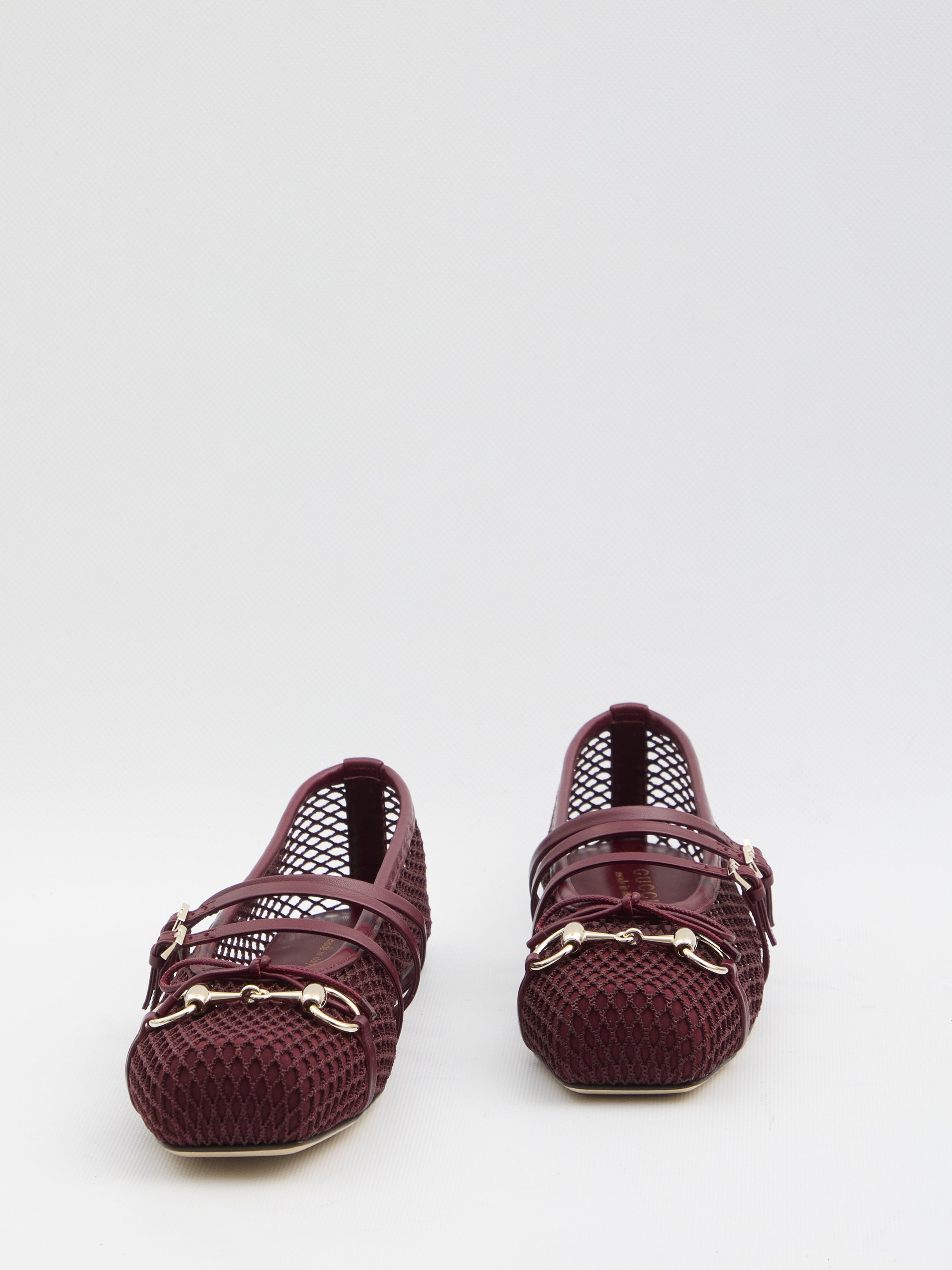 GUCCI Ballerina Flats with Horsebit Detail - Low Model