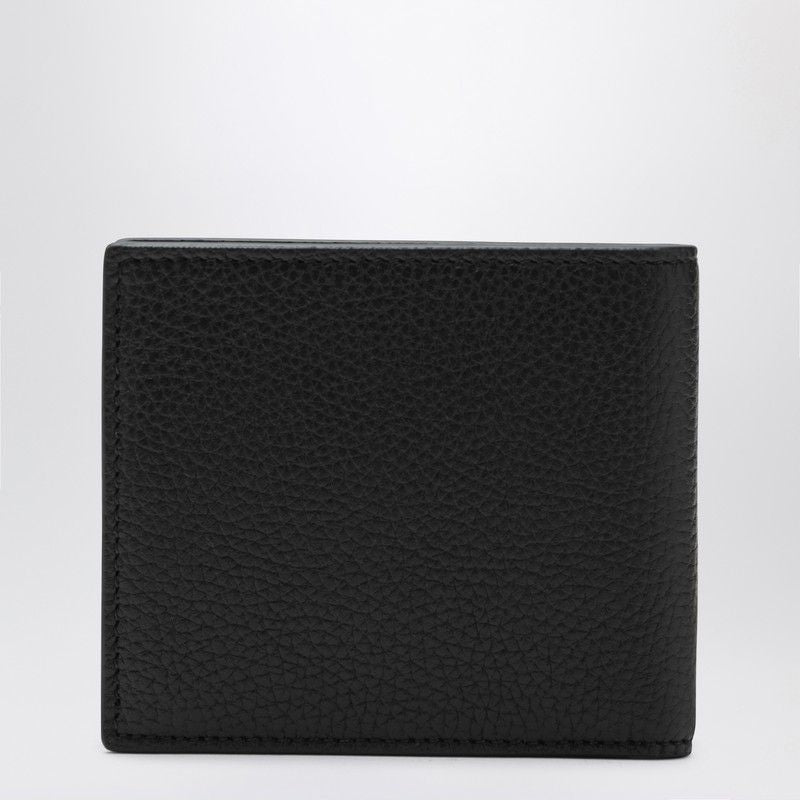 GUCCI Men's Mini Bi-Fold Wallet in Grained Leather
