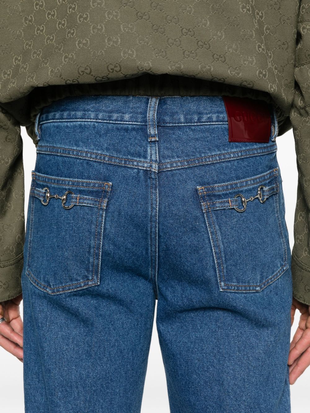 GUCCI Slim Fit Denim Cotton Jeans