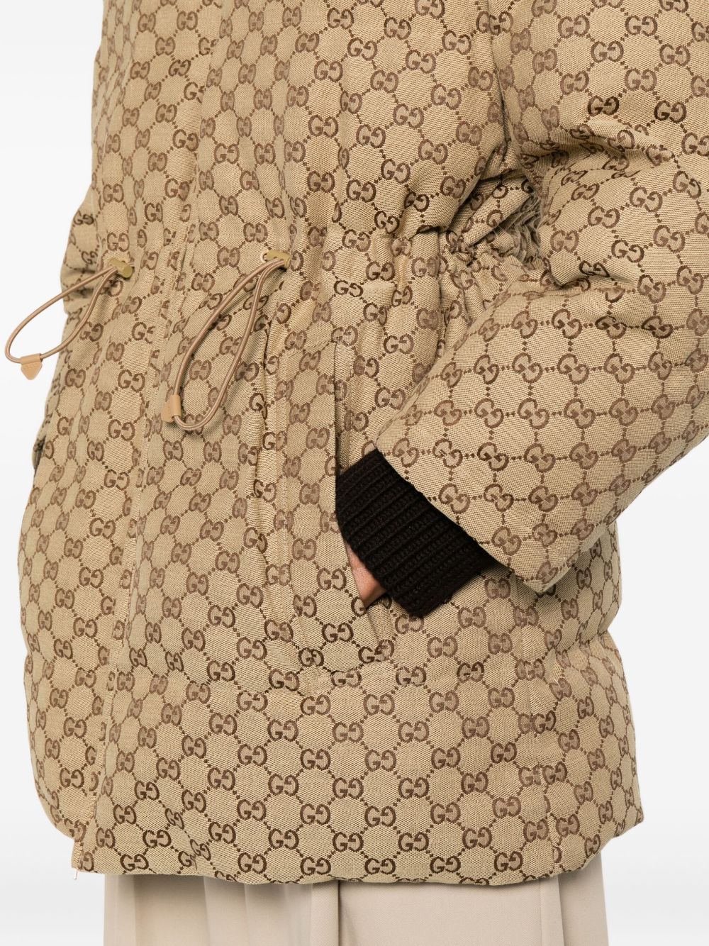 GUCCI GG Monogram Canvas Parka Jacket for Women