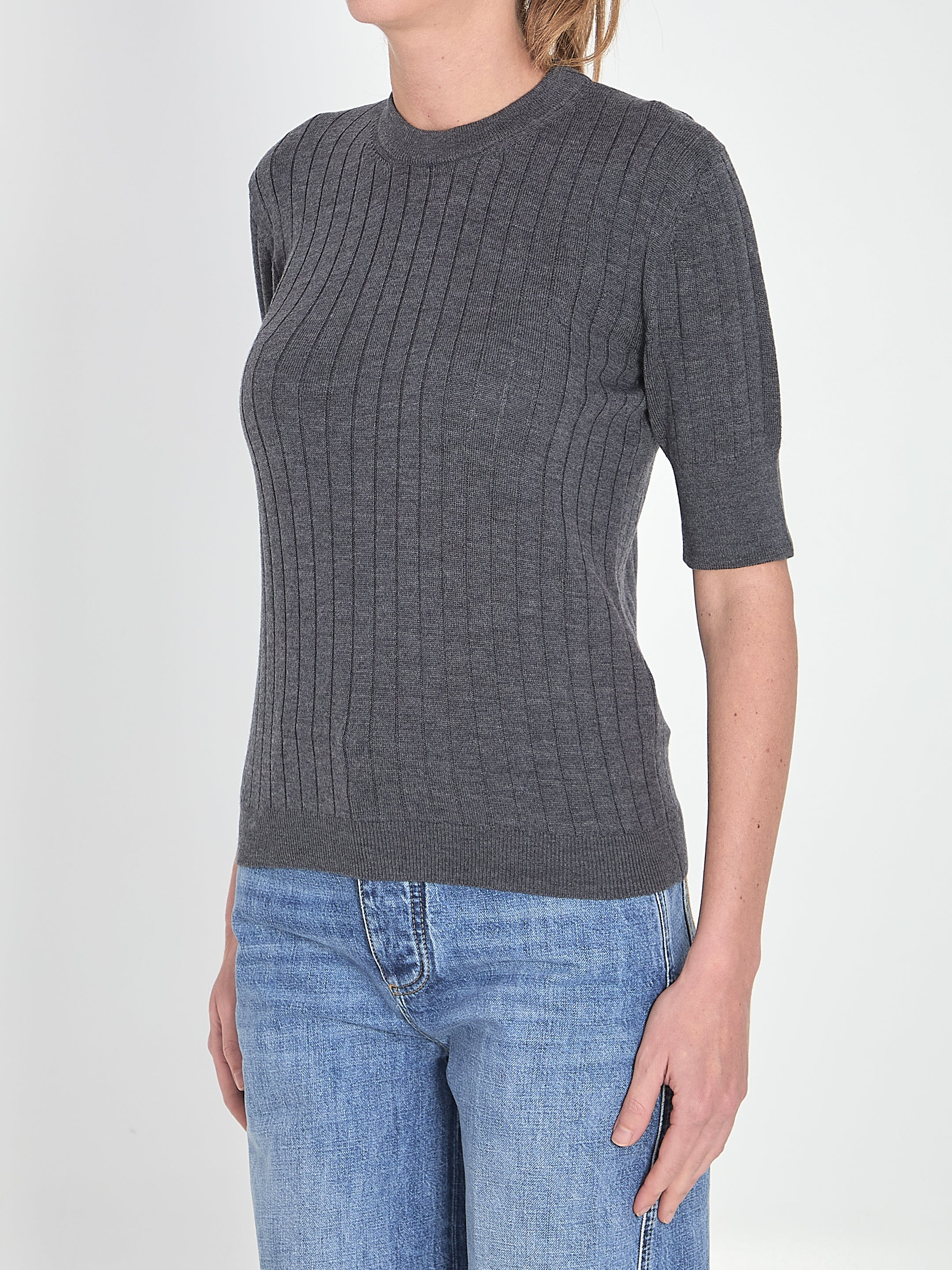 BOTTEGA VENETA Wool Knit Top for Women - Fall/Winter 2025